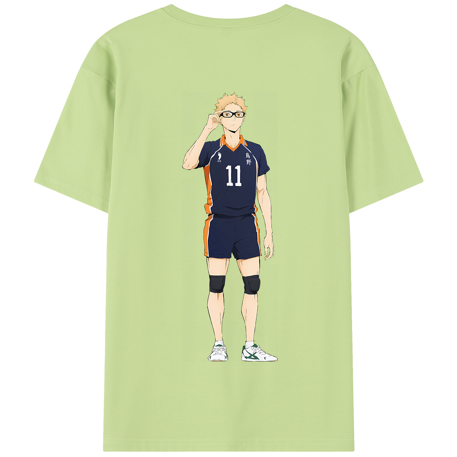 （画像用） ハイキュー!! Haikyu!! 綿100％半袖Tシャツ（背面プリント）